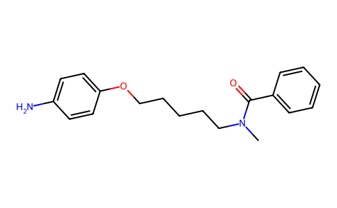 Benzamide, N-(5-(p-aminophenoxy)pentyl)-N-methyl- 102008-49-1